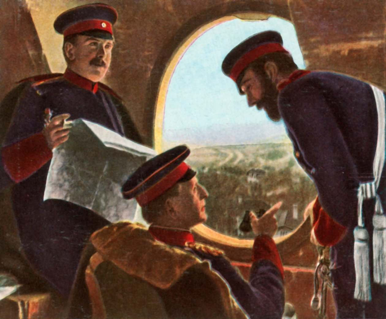 Moltke in Parijs, september 1870 door Unbekannt
