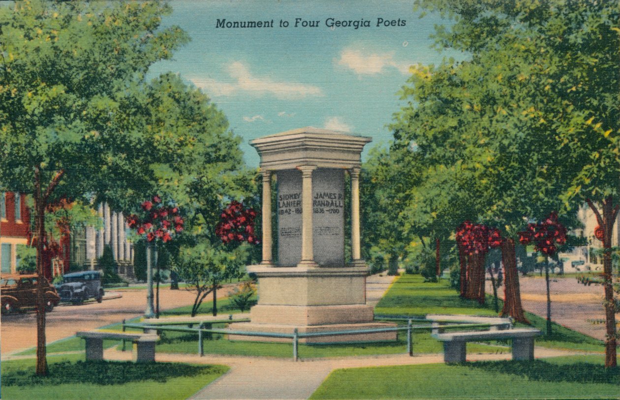 Monument voor vier dichters uit Georgia door Unbekannt