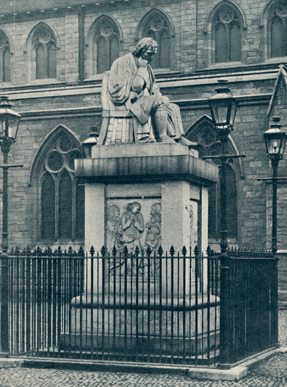 Monument voor Johnson, 1907 door Unbekannt