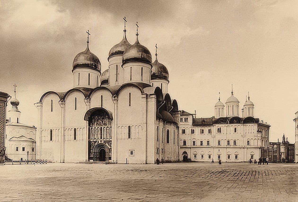Moskou. Maria-Tenhemelopnemingkathedraal door Unbekannt