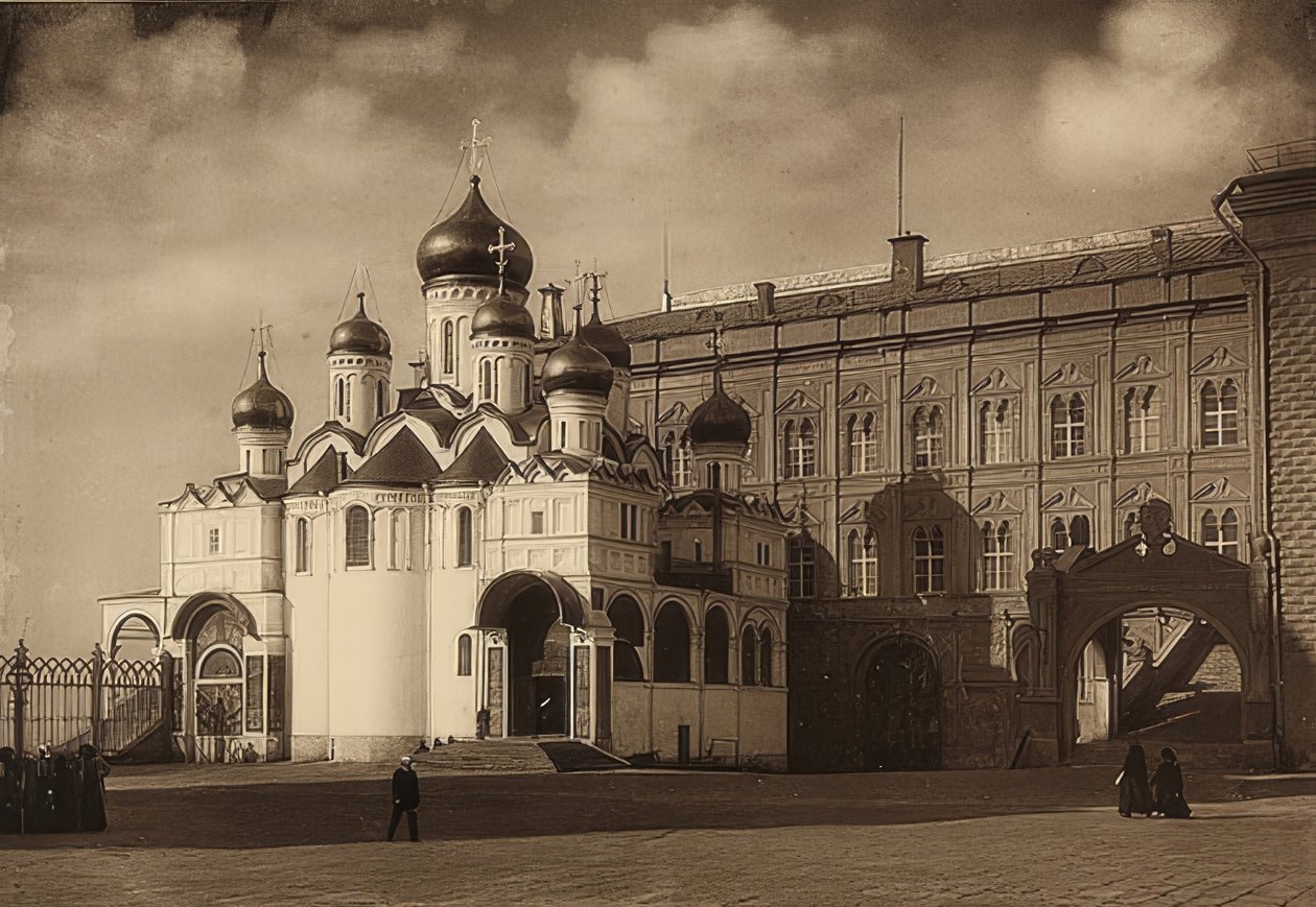 Moskou. Verkondigingskathedraal door Unbekannt