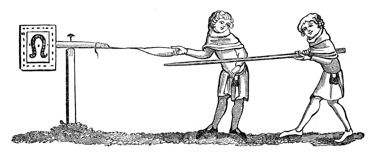 Beweegbare Quintain, 1344, 1833 door Unbekannt