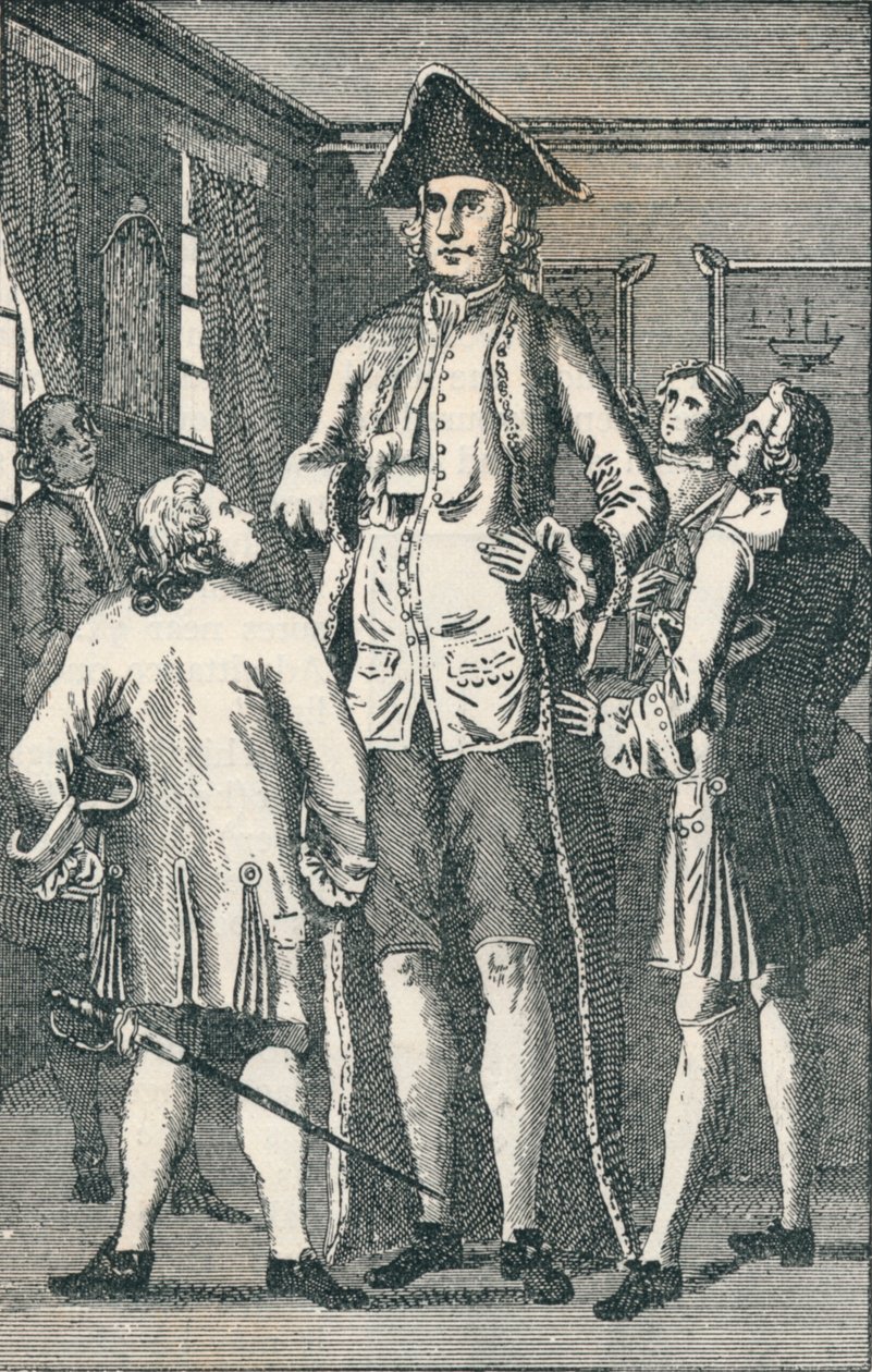Mr. Henry Blacker de Britse reus, ca. 1750, 1894 door Unbekannt