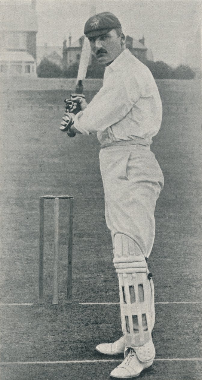 Mr. Maclaren aan het batten, ca. 1900, 1910 door Unbekannt