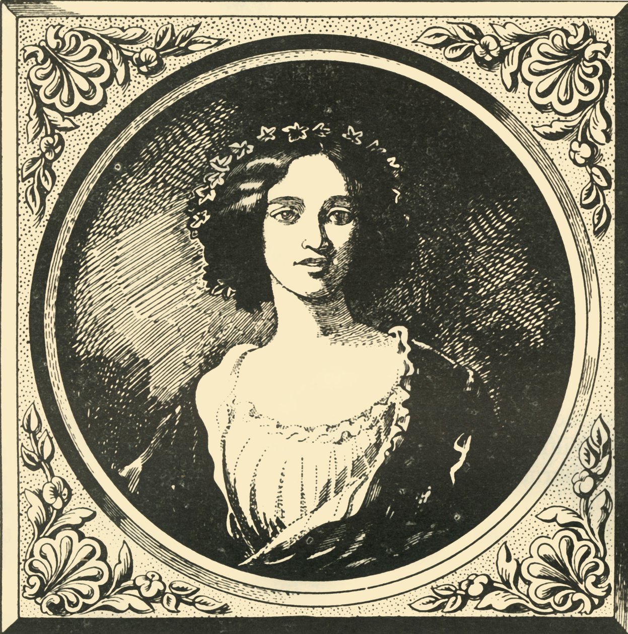 Mevrouw Gladstone in 1857, 1948 door Unbekannt