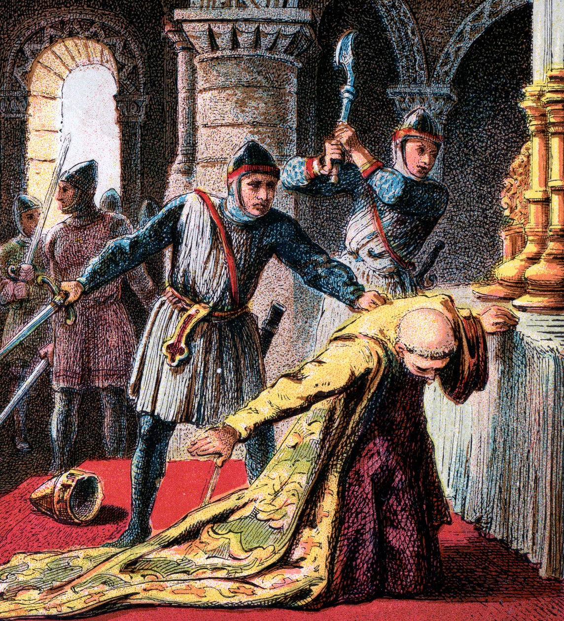 Moord op Thomas A Becket, 1170 door Unbekannt