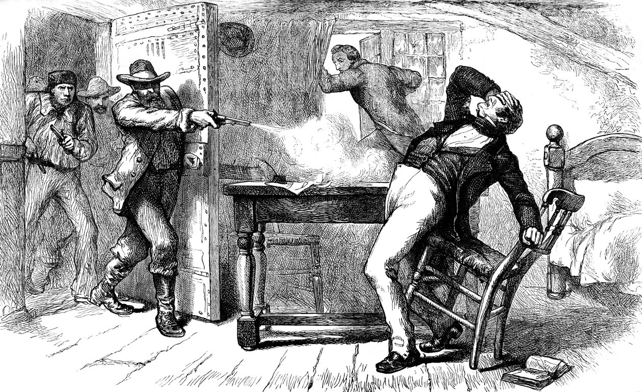 Moord op Joseph en Hyrum Smith, 1844 c1880 door Unbekannt