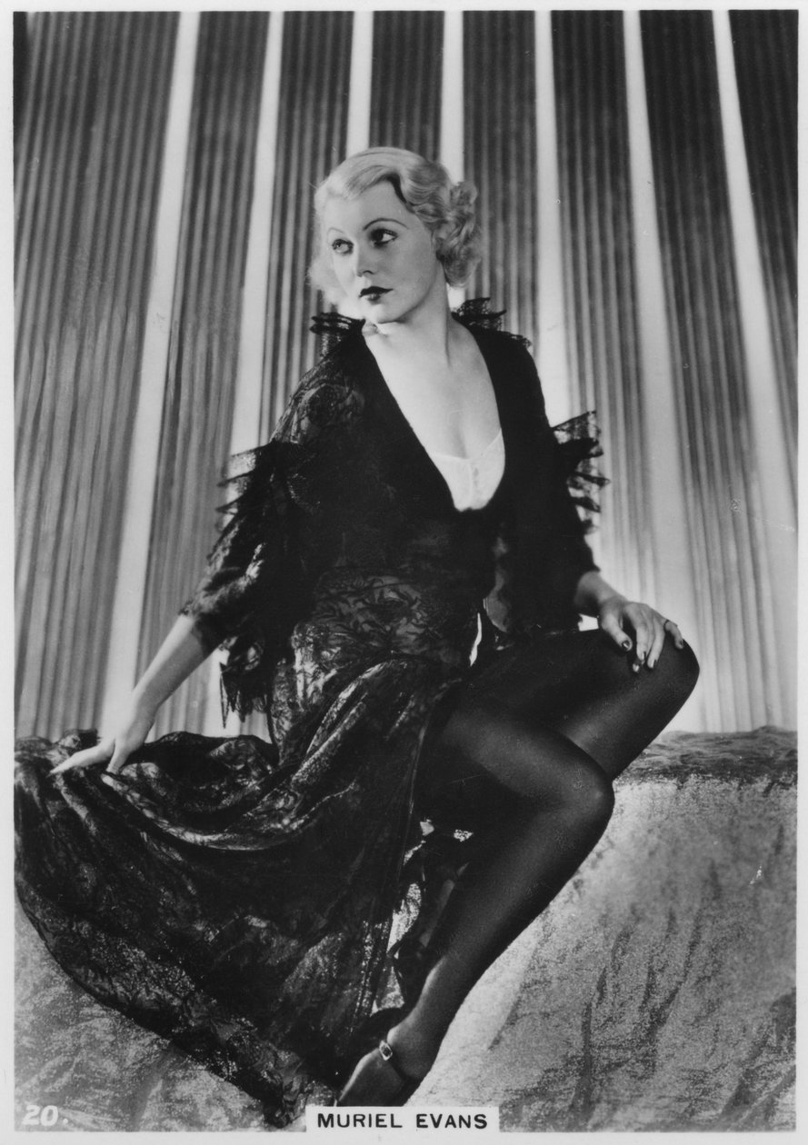 Muriel Evans, Amerikaanse filmactrice, c1938 door Unbekannt