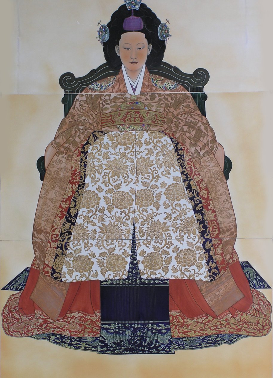 Myeongseong 1851-1895, keizerin van Korea door Unbekannt