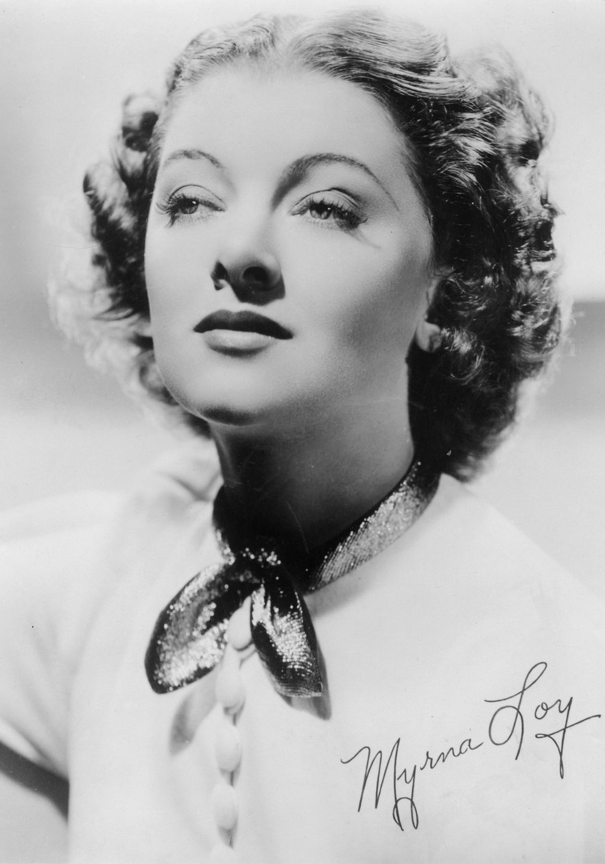 Myrna Loy 1905-1993, Amerikaanse actrice, c1930s door Unbekannt