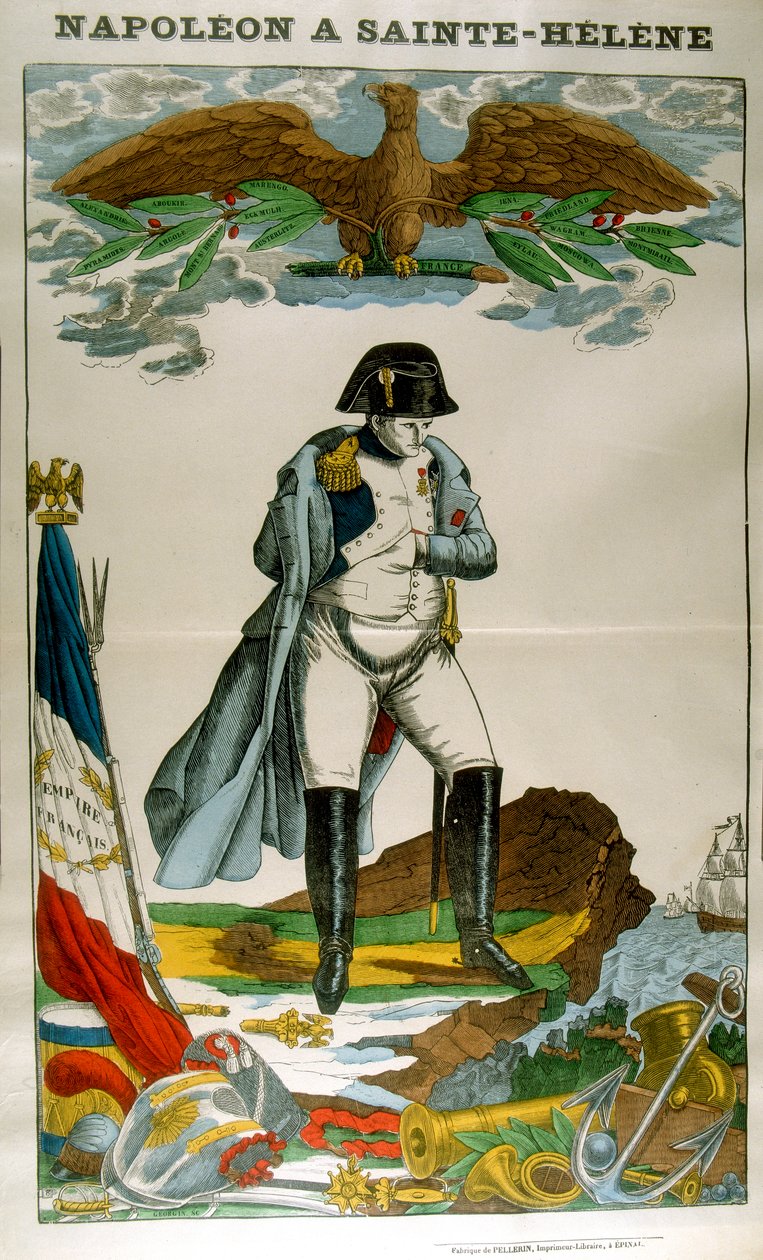 Napoleon op Sint-Helena, 1815-1821 1826 door Unbekannt
