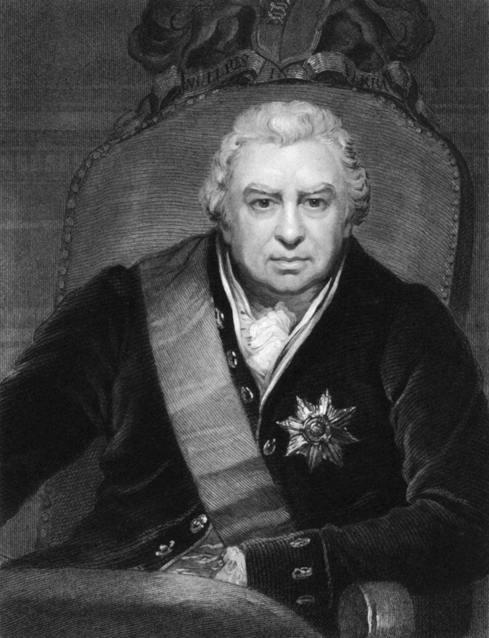Natuuronderzoeker Sir Joseph Banks door Unbekannt