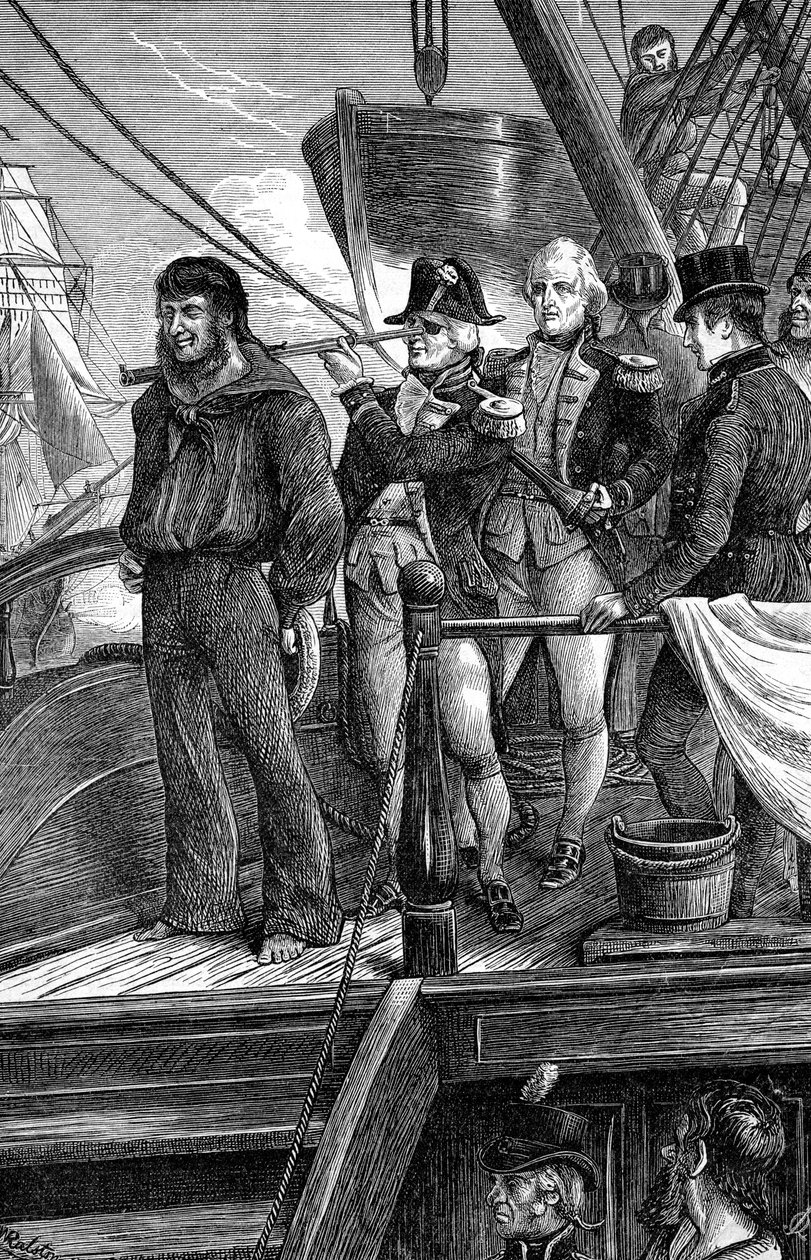 Nelson en het signaal, Slag bij Kopenhagen, 1801 door Unbekannt