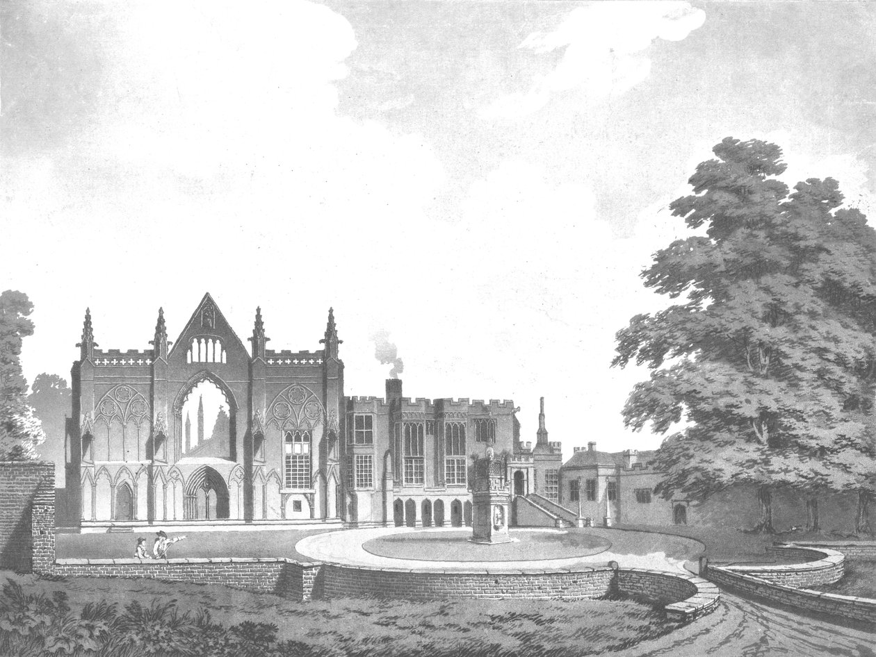 Newstead Abbey, Nottinghamshire, 18e eeuw door Unbekannt