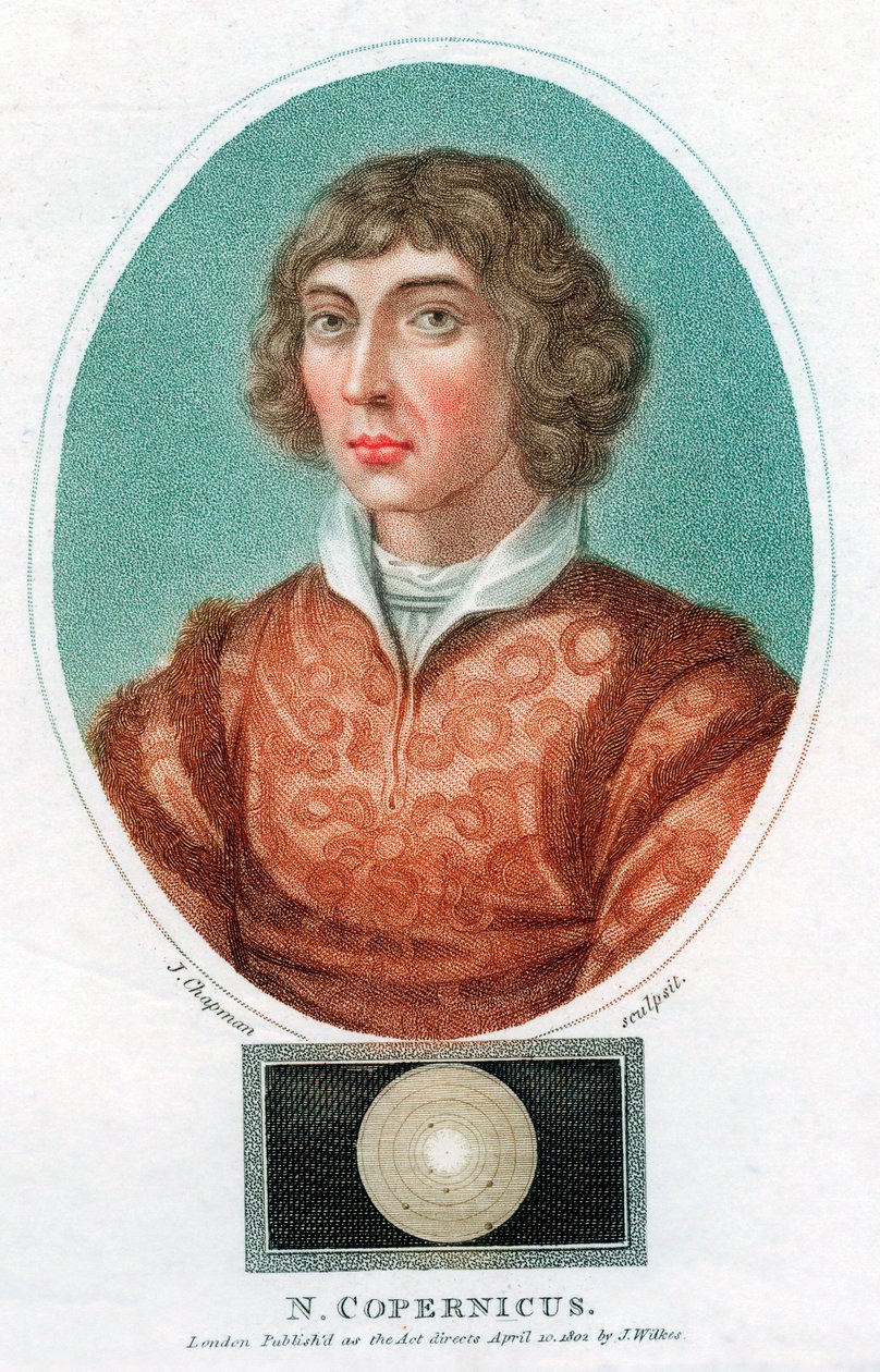 Nicolas Copernicus, Poolse astronoom, 1802 door Unbekannt