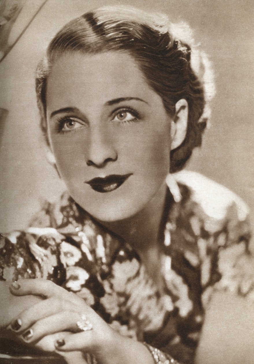 Norma Shearer, Canadees-geboren actrice, 1933 door Unbekannt