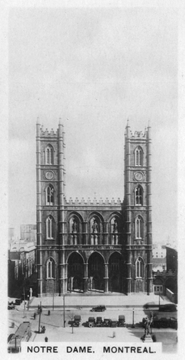 Notre Dame, Montreal, Canada, ca. 1920s door Unbekannt