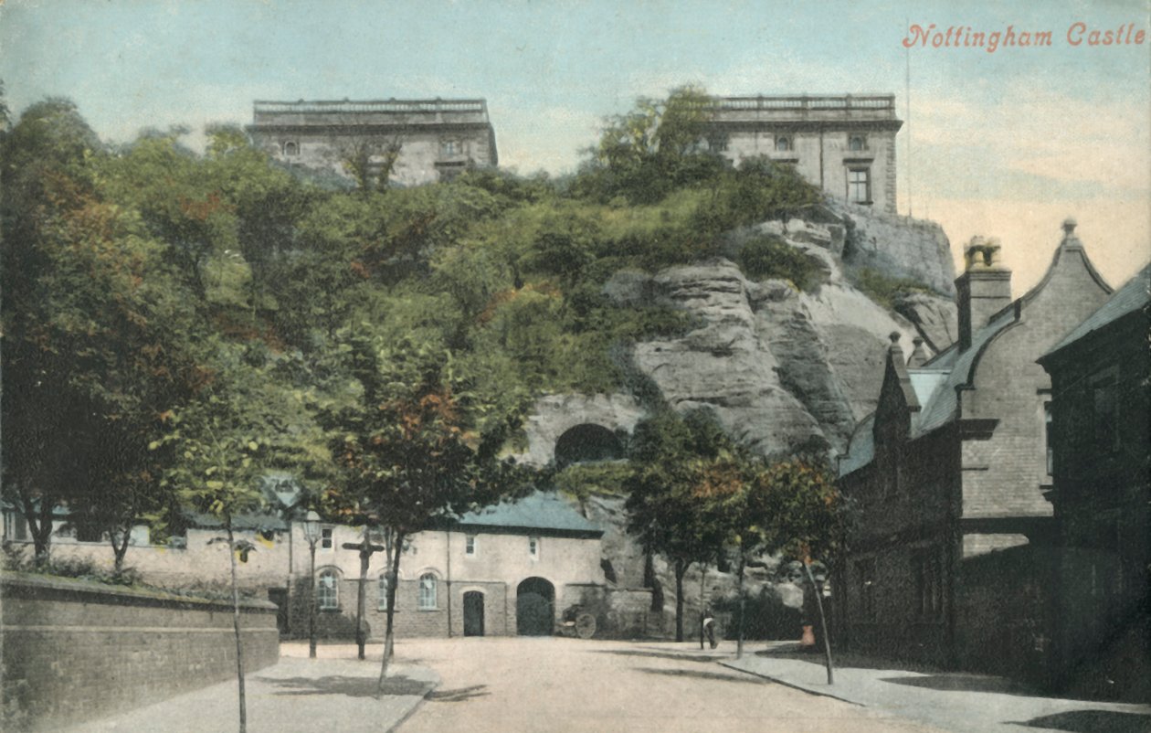Nottingham Castle, eind 19e-begin 20e eeuw door Unbekannt