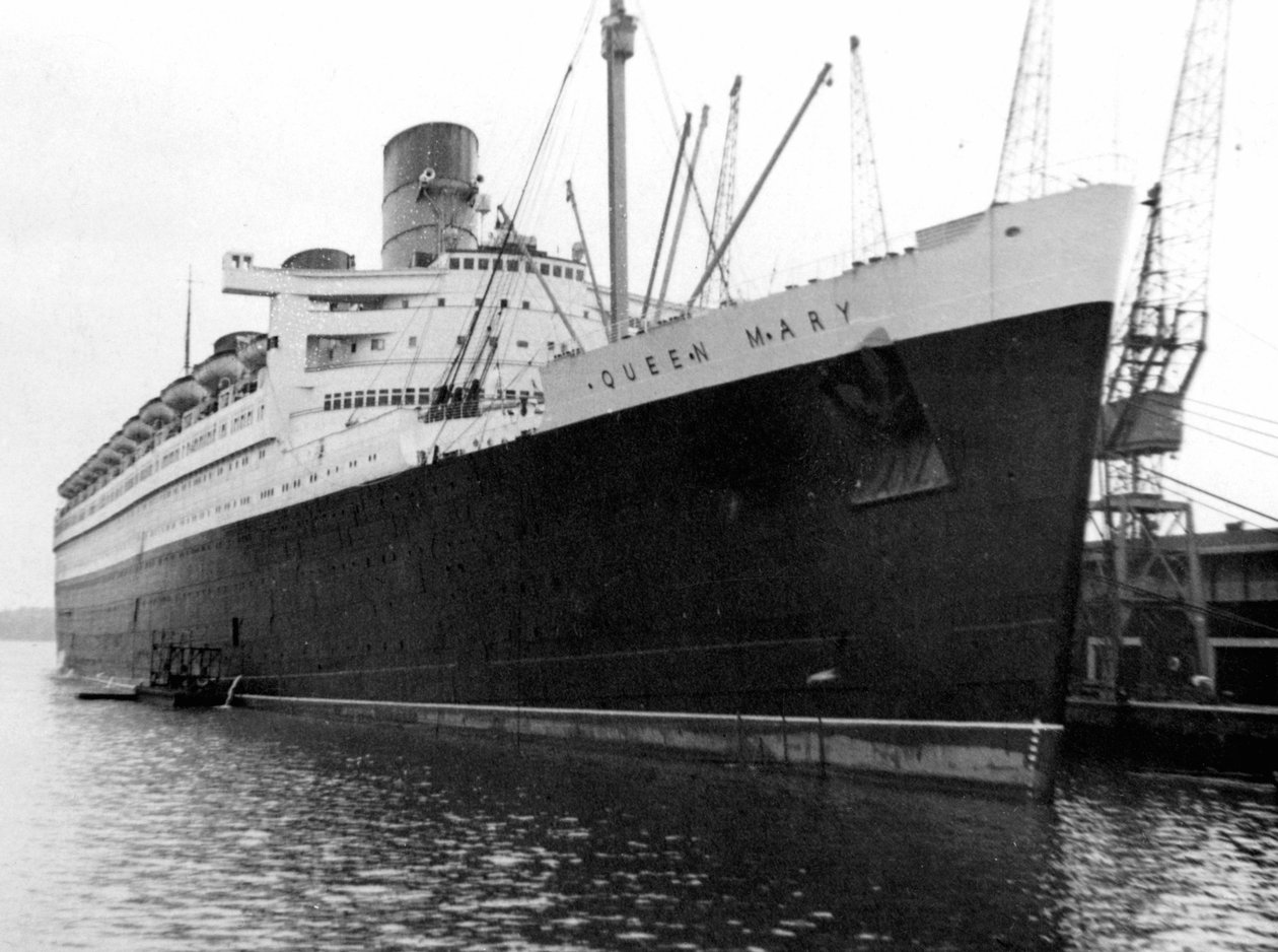 Oceaanstomer RMS Queen Mary, 20e eeuw door Unbekannt