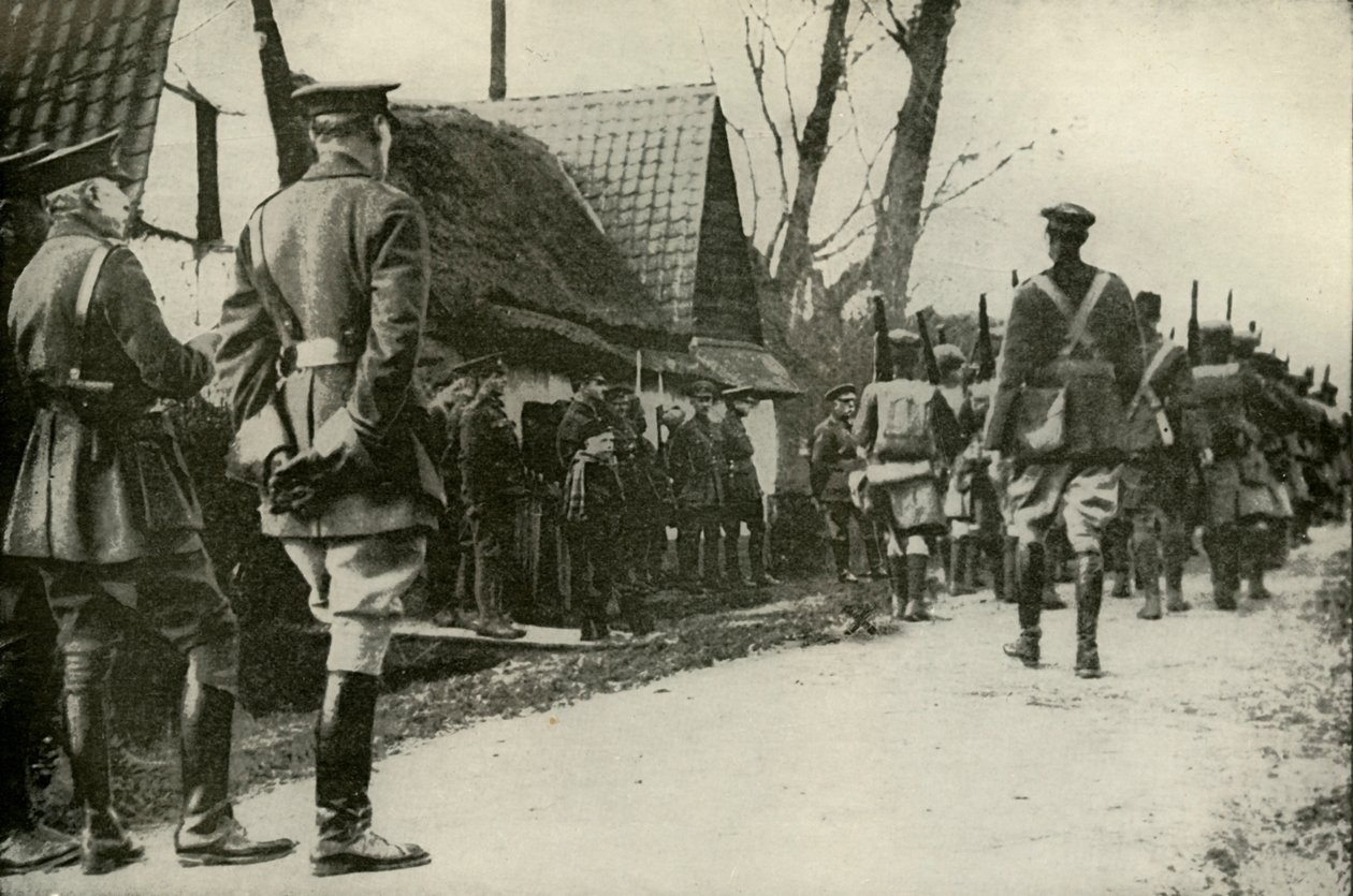 Op naar de loopgraven, 1919 door Unbekannt