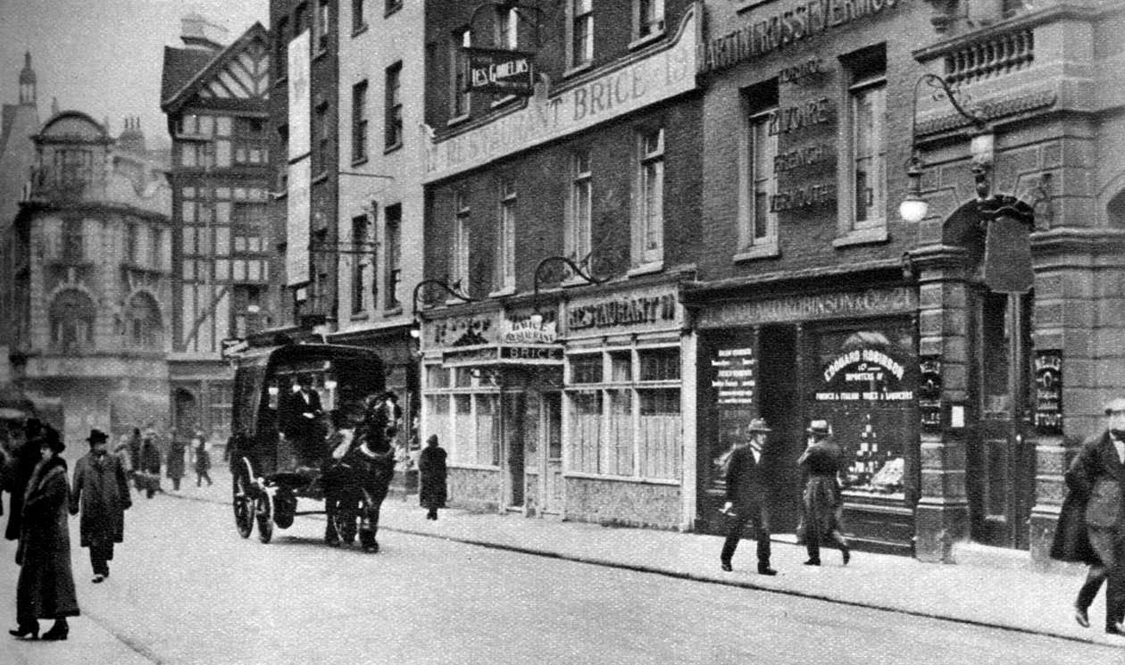 Old Compton Street, Soho, Londen, 1926-1927 door Unbekannt