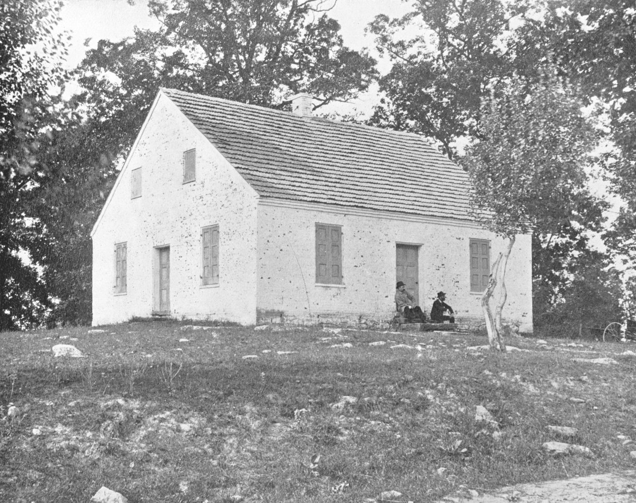 Oude Dunkards Kerk, Antietam, Maryland, VS, ca. 1900 door Unbekannt