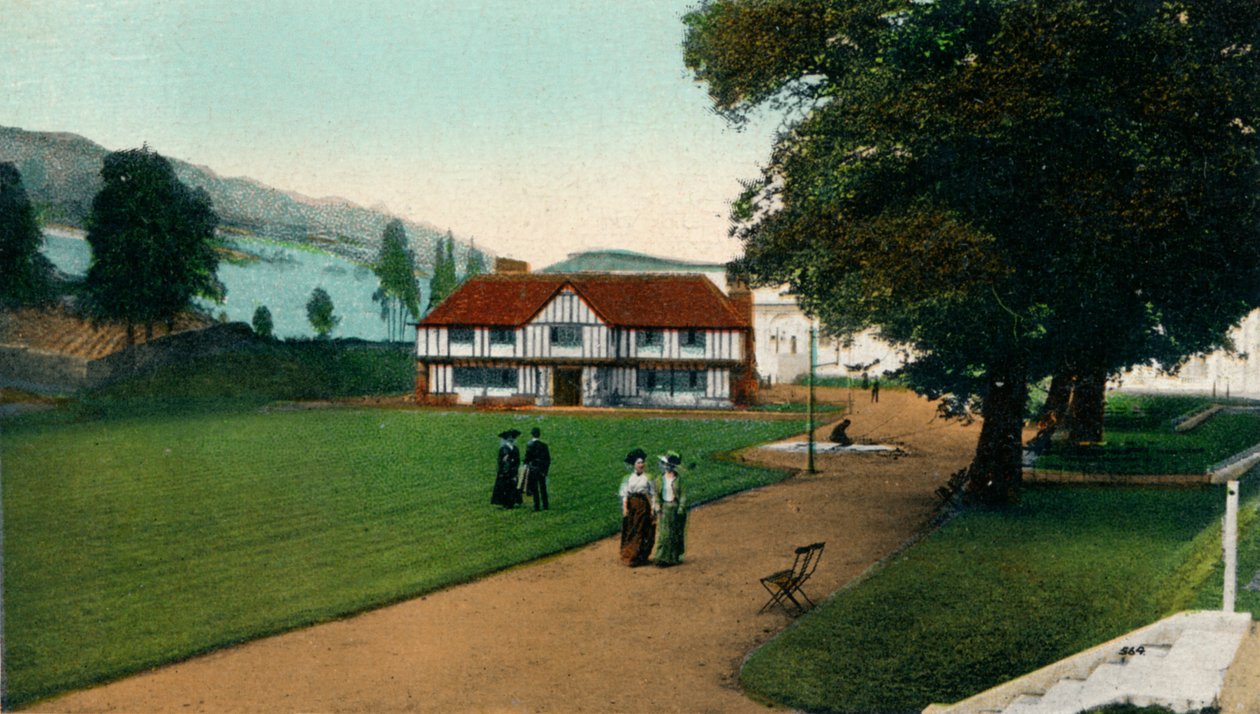 Oude Engelse Tuin, Imperial International Exhibition, Londen, 1909 door Unbekannt