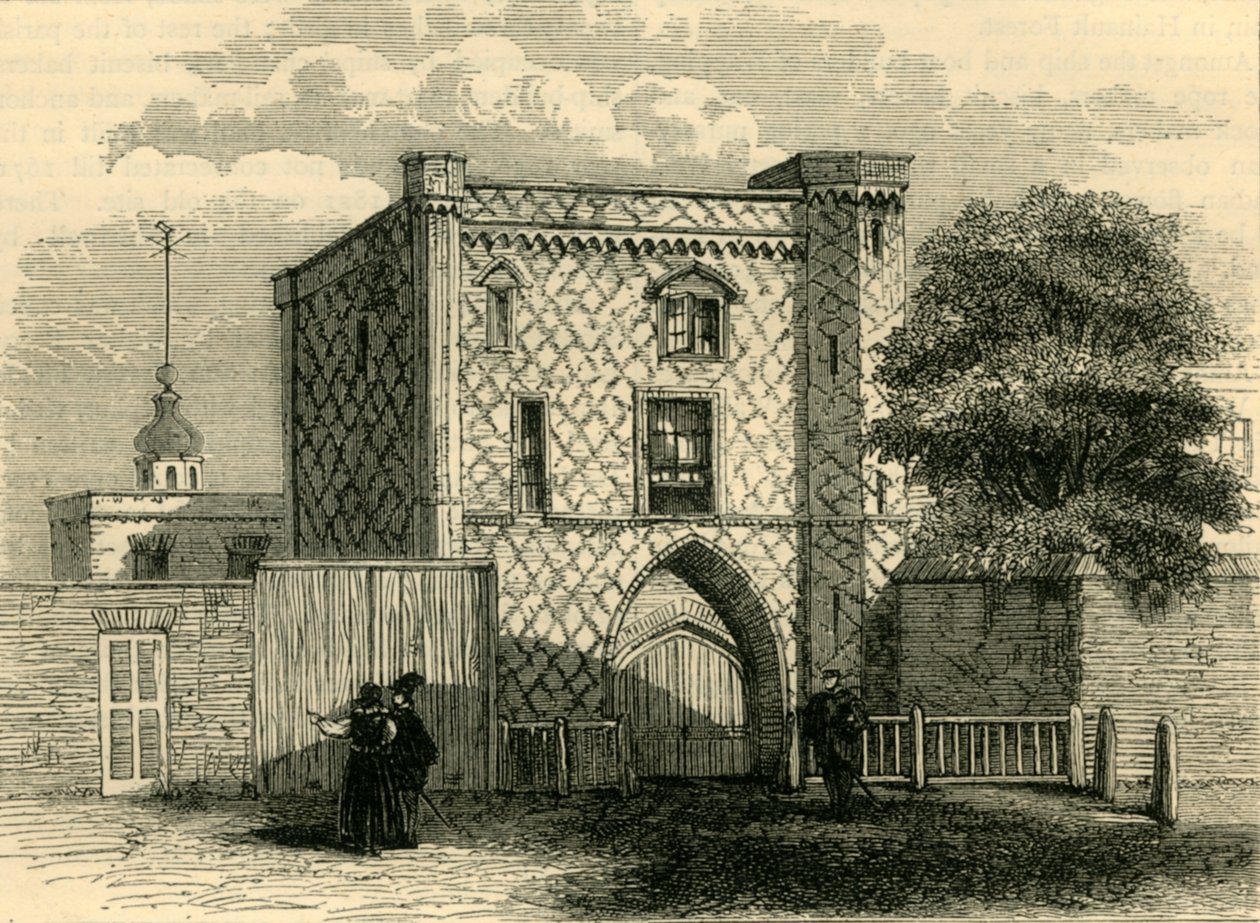 Oude poort bij Stepney, c1872 door Unbekannt