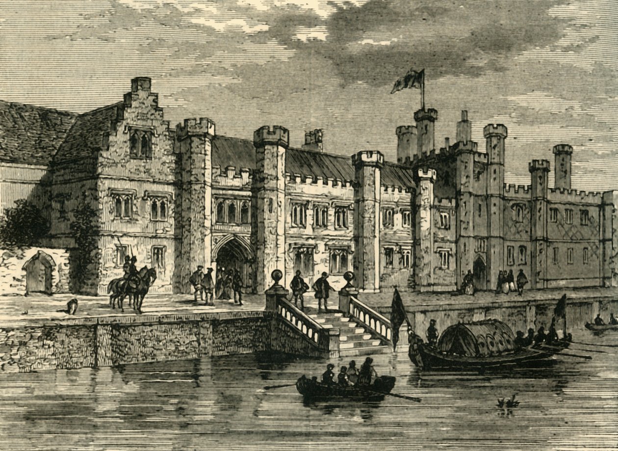 Oud Paleis van Greenwich, in 1630, ca. 1878 door Unbekannt