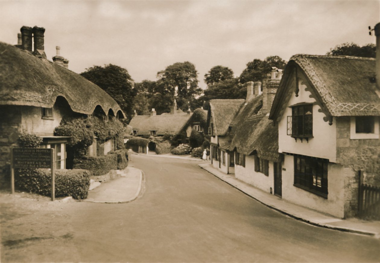 Oud Dorp, Shanklin, I.W., c1920 door Unbekannt