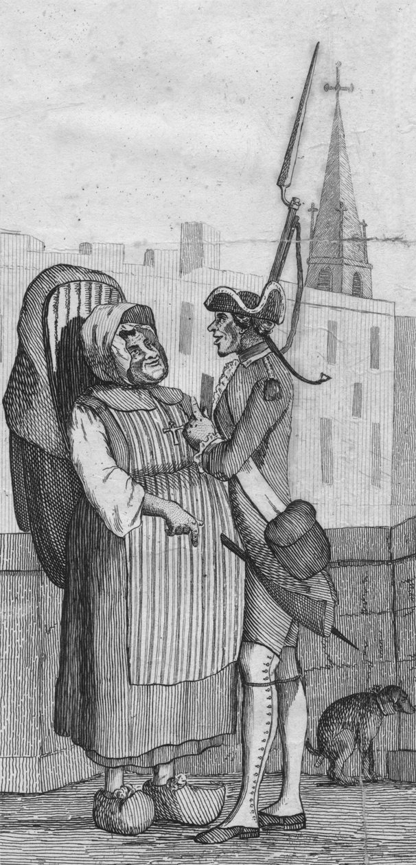 Op de Pont Neuf, 1771 door Unbekannt