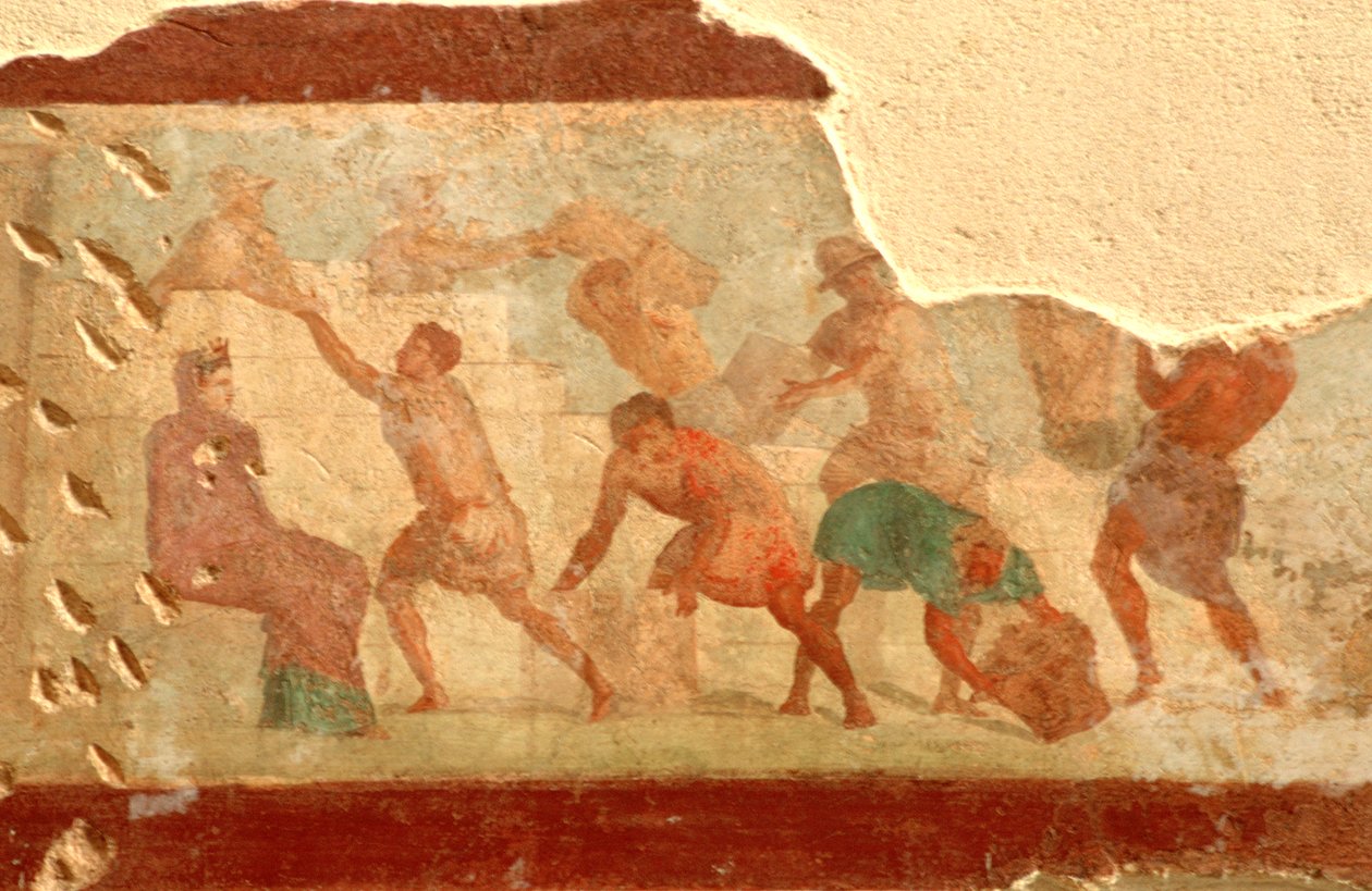 Oorsprong van Rome, Legende Troje, 1e eeuw na Christus door Unbekannt