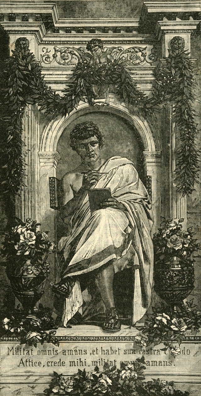 Ovidius, 1890 door Unbekannt