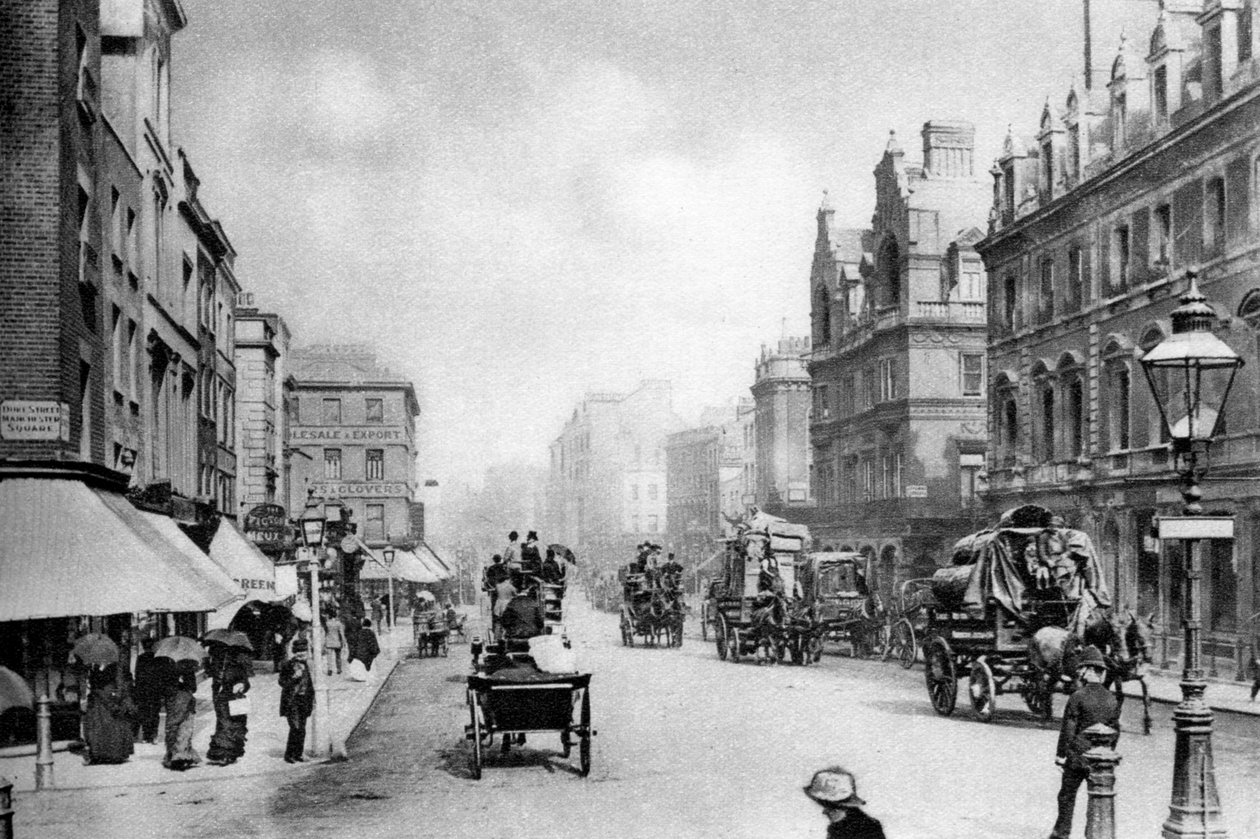 Oxford Street, Londen, 1880s door Unbekannt