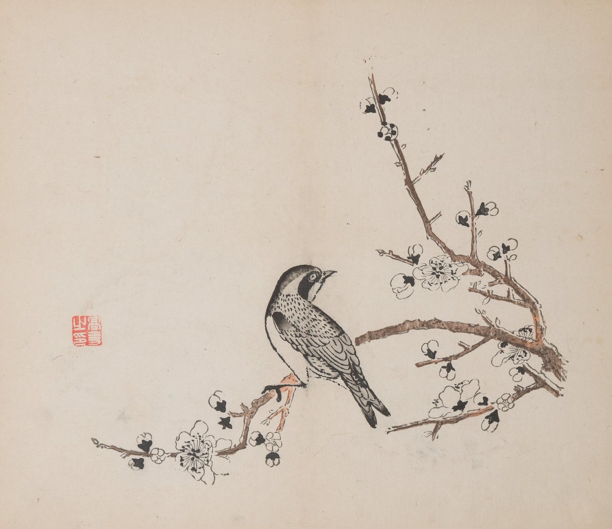 Pagina uit Shi Zhu Zhai door Unbekannt