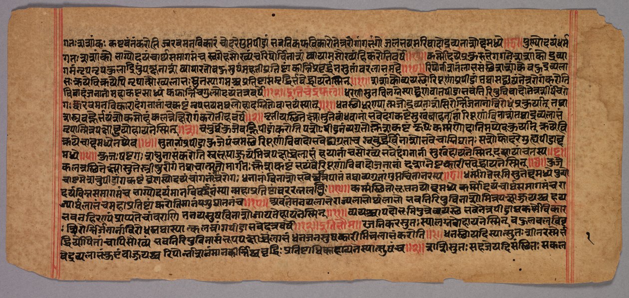 Pagina uit een Jaina Manuscript door Unbekannt