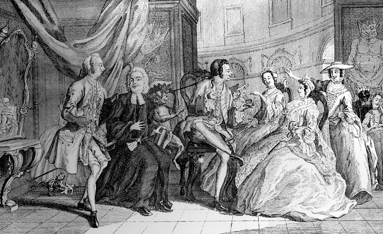 Schilderen a la Mode, 1748 door Unbekannt