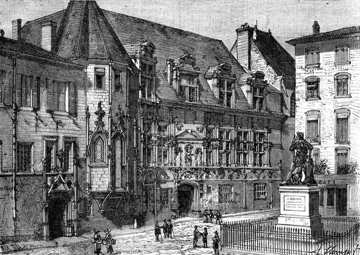 Paleis van Justitie van Grenoble, Frankrijk, 1882-1884 door Unbekannt