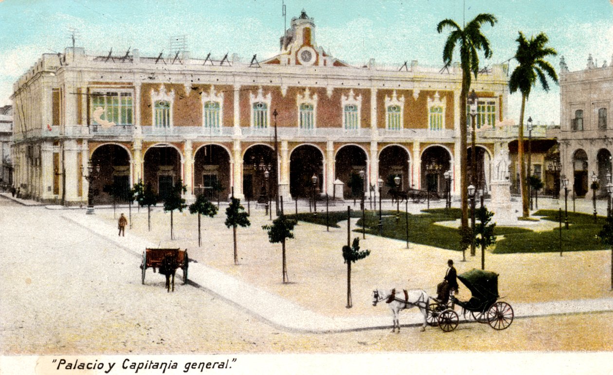 Palacio y Capitania general, Cuba, 1907 door Unbekannt