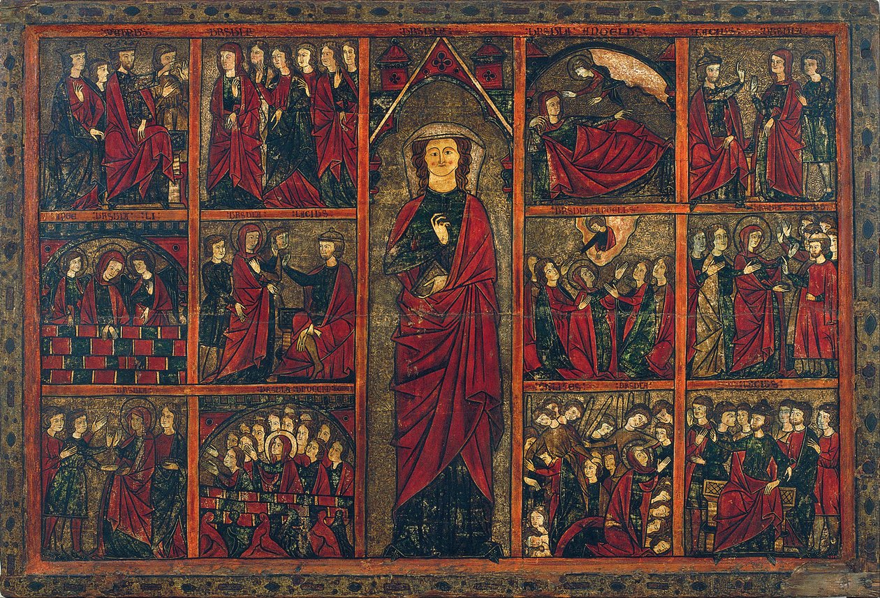 Paneel van Sint Ursula door Unbekannt