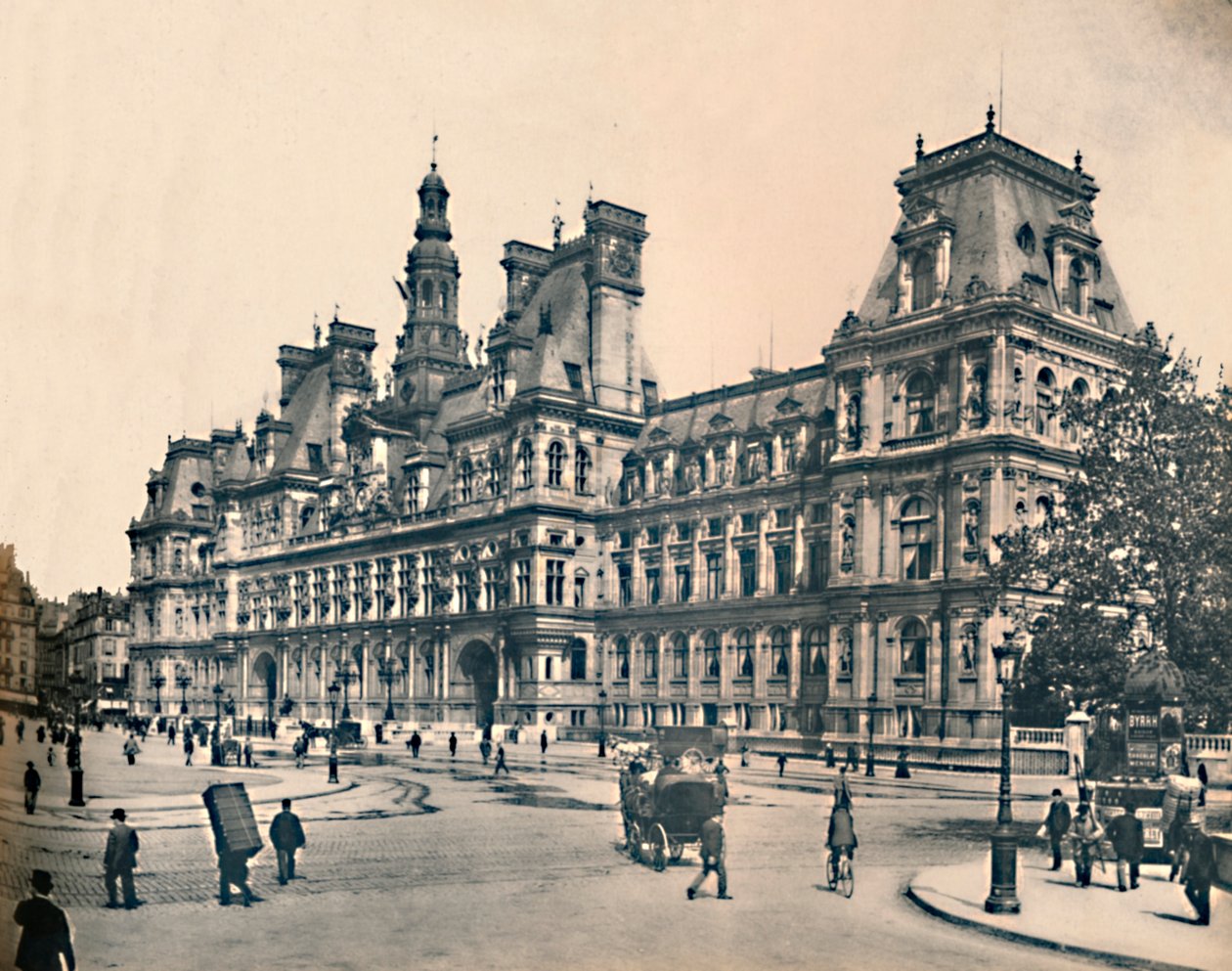 Parijs. - Het stadhuis. - LL, ca. 1910 door Unbekannt