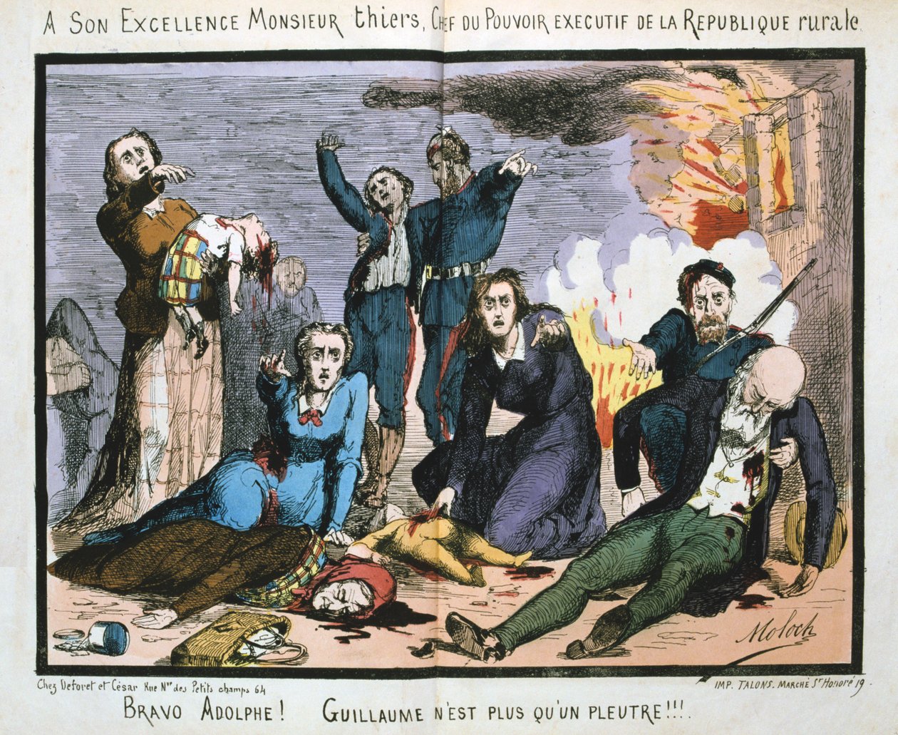 Parijse Commune, 1871 door Unbekannt