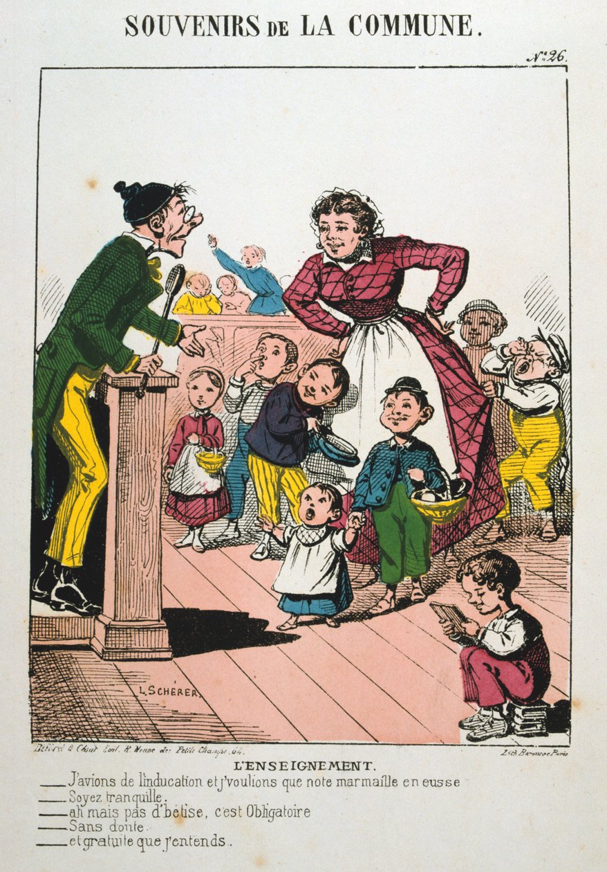 Parijse Commune, 1871 door Unbekannt