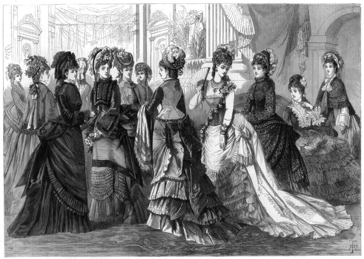 Parijse lentemode, 1875 door Unbekannt