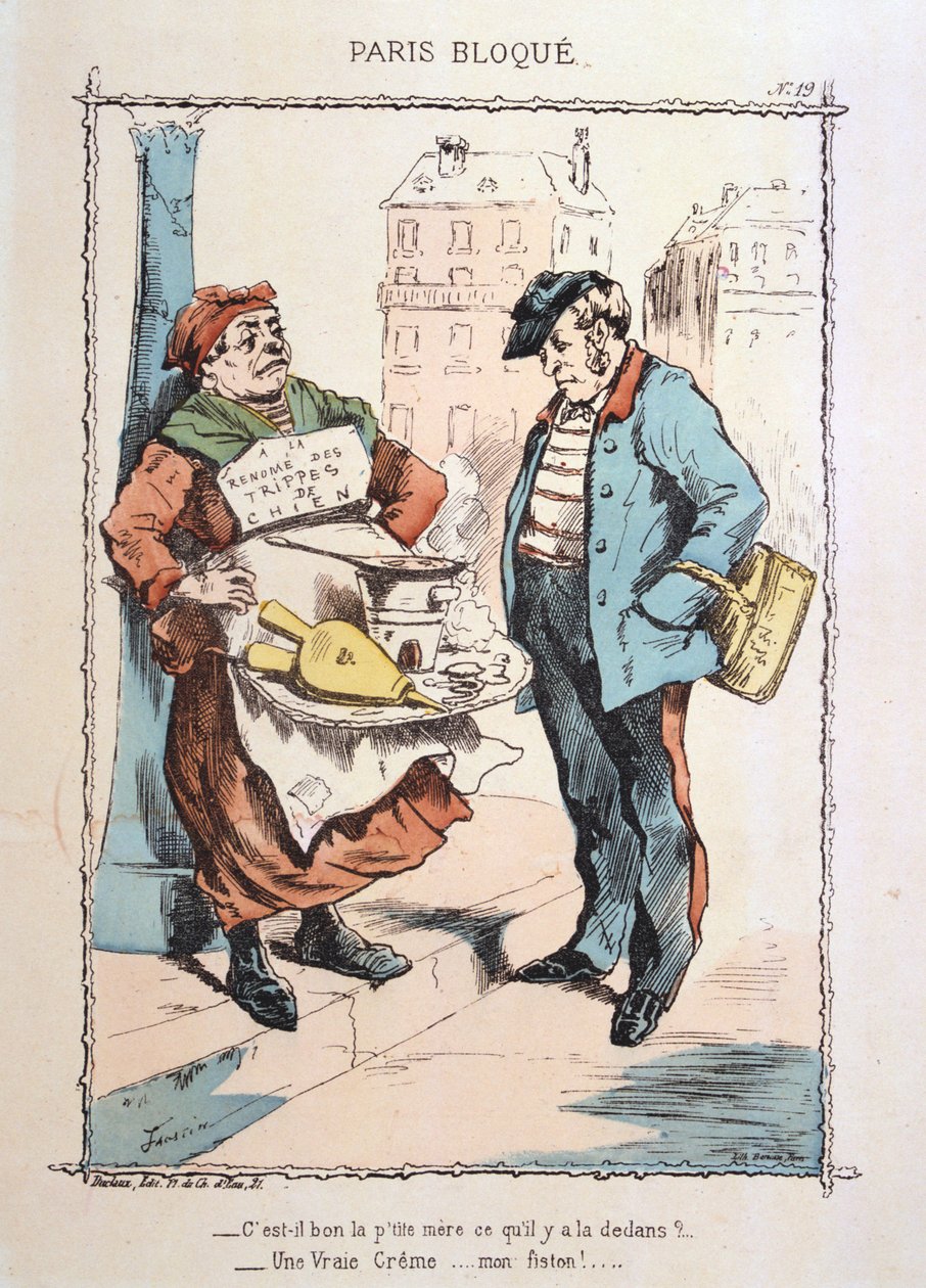Parijs belegerd, 1870-1871 door Unbekannt