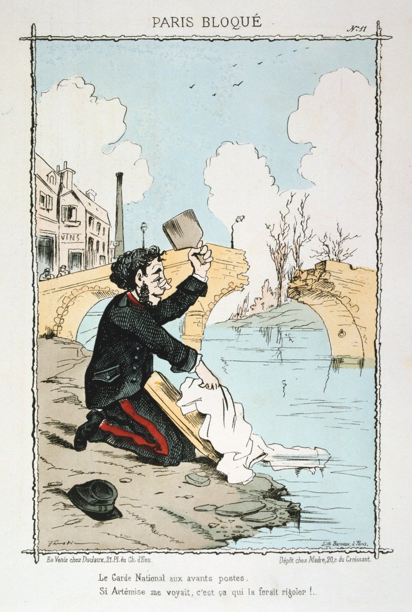 Parijs belegerd, 1870-1871 door Unbekannt