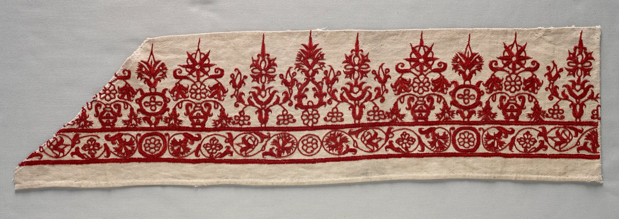 Deel van een Rokrand, 1800s door Unbekannt