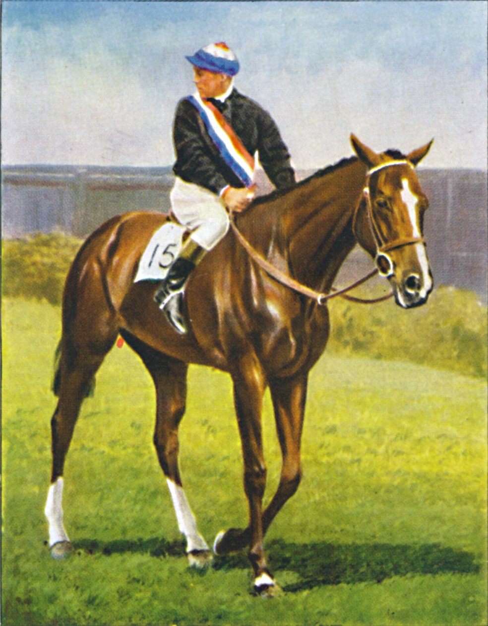 Pad van Vrede, Jockey: M. Beary door Unbekannt