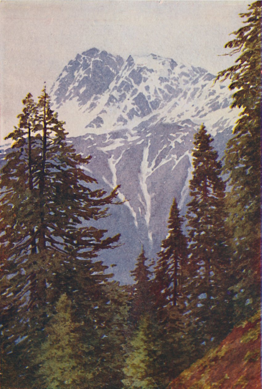 Piek in de Himalaya, 1924 door Unbekannt