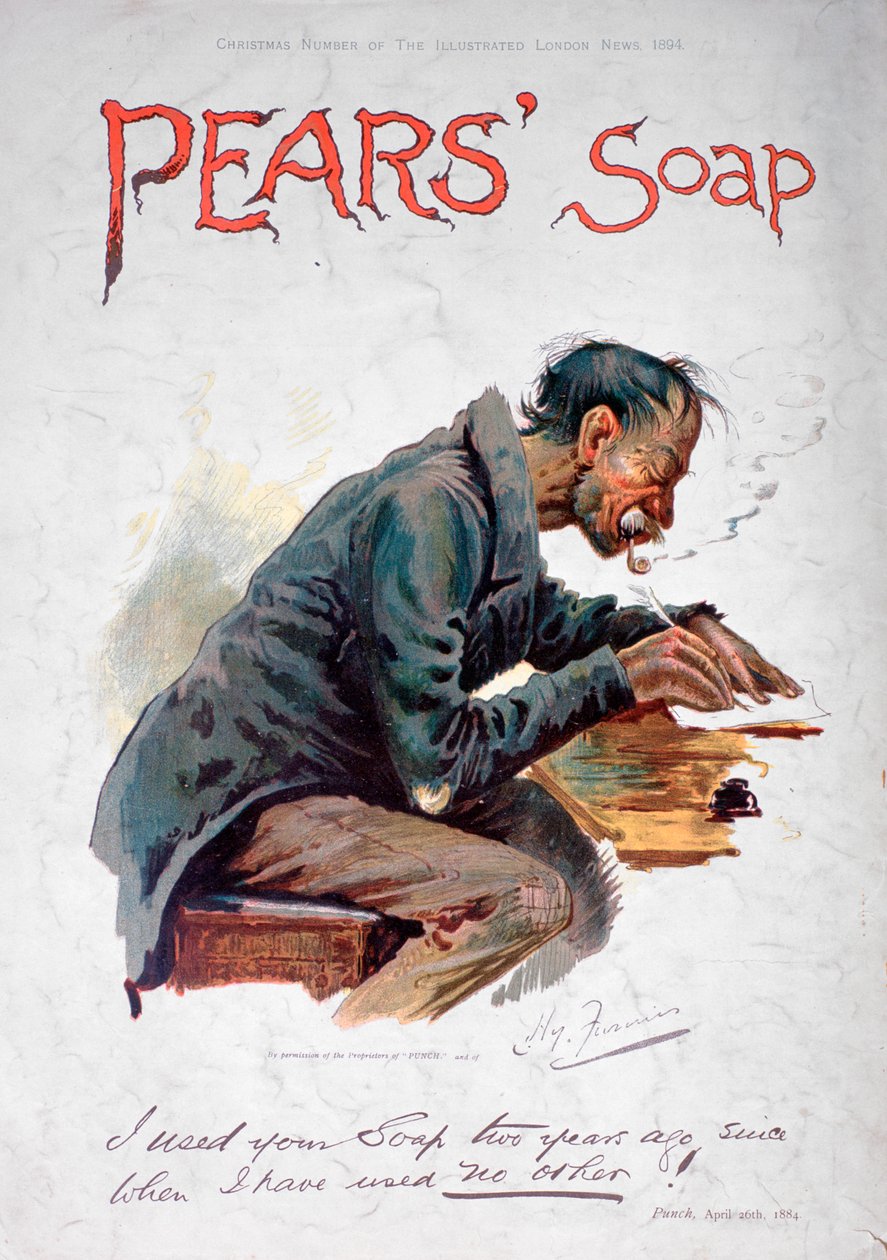 Pears zeep advertentie, 1894 door Unbekannt